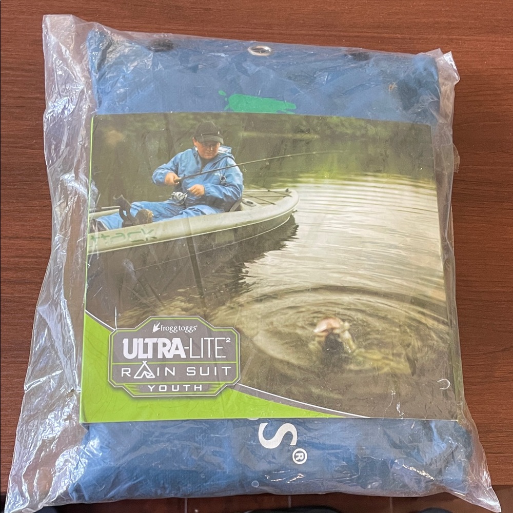 Frogg Toggs Youth Ultra-Lite Rain Suit - Blue